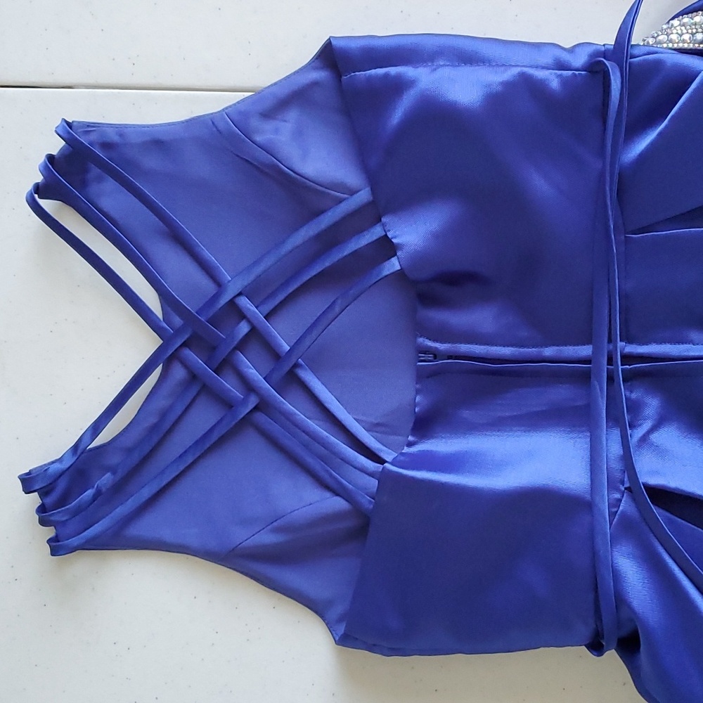 Blue Speechless Kids Dress Size 14. - Picture 4 of 5